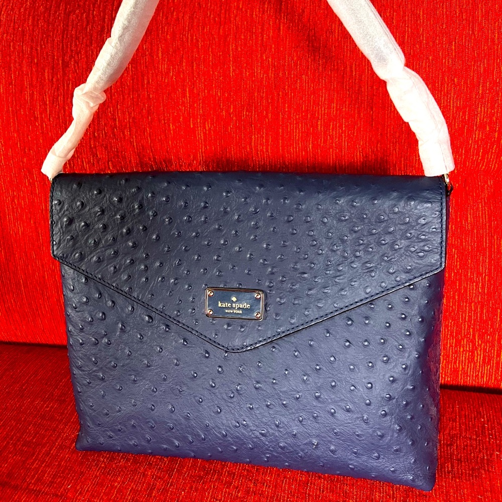 Kate Spade A La Vita Ostrich Leena Shoulder Bag